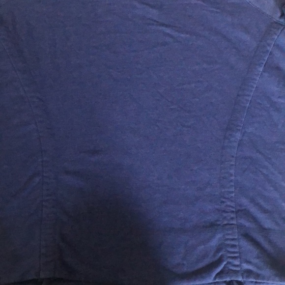 Lucy Peacock blue vowel neck sweatshirt - Picture 3 of 5